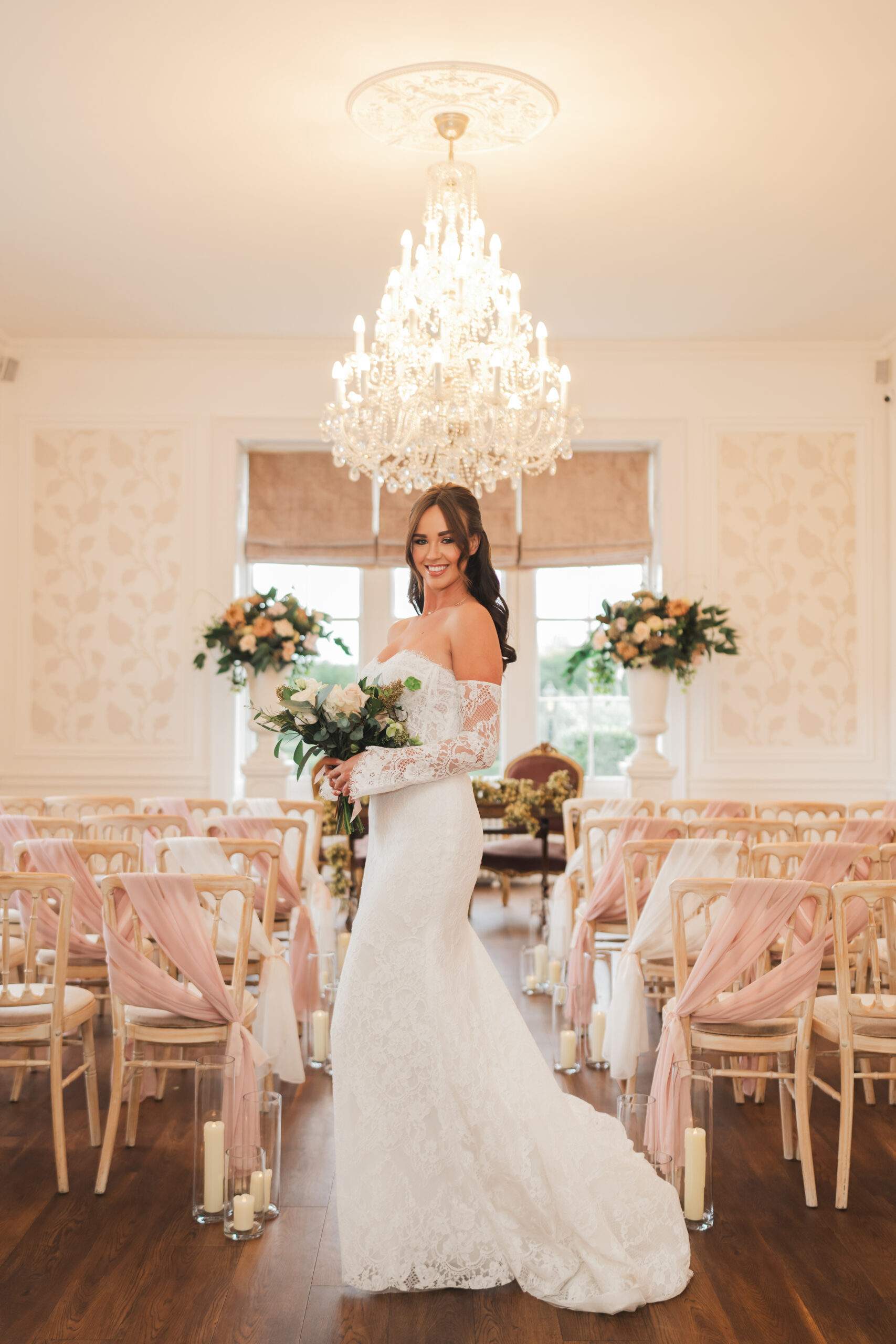 A Bride in the Drawing Room. The Drawing Room is a bright and intimate space, situated in Froyle Park's main house.