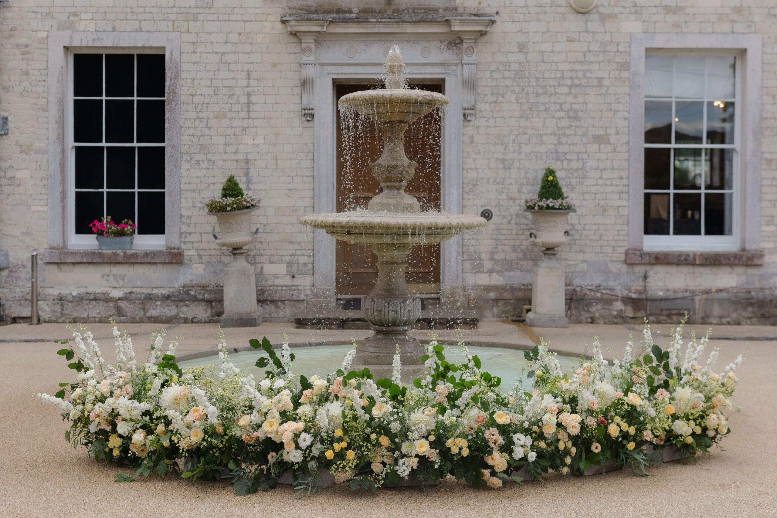 The facade at Froyle Park is the perfect backdrop for your wedding celebrations.