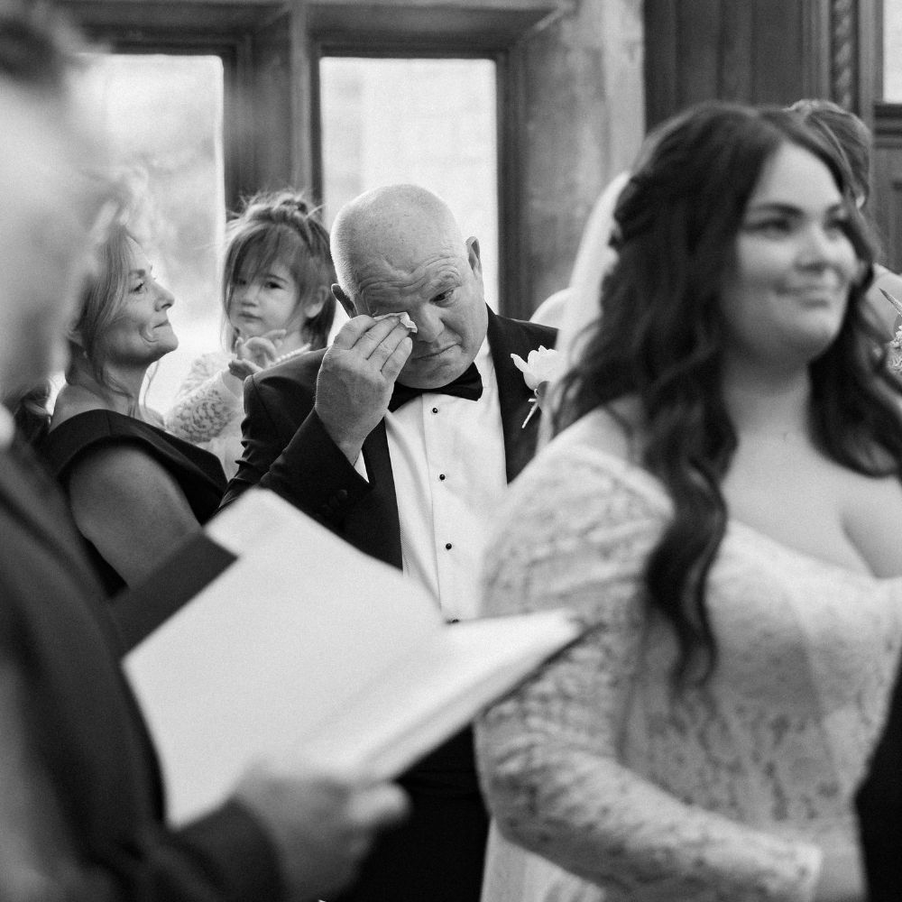 Emotional ceremony at Froyle Park wedding venue